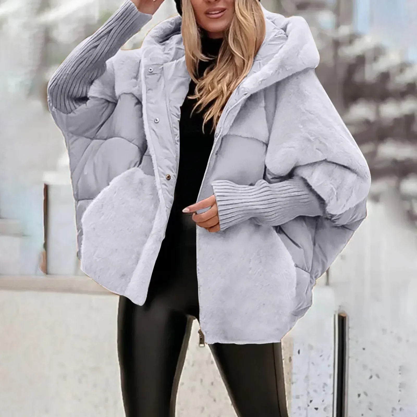 Casaco Berlin™ com Puffer Premium e Acabamento Peluciado / Aconchego Sofisticado Para Mulheres de Presença!
