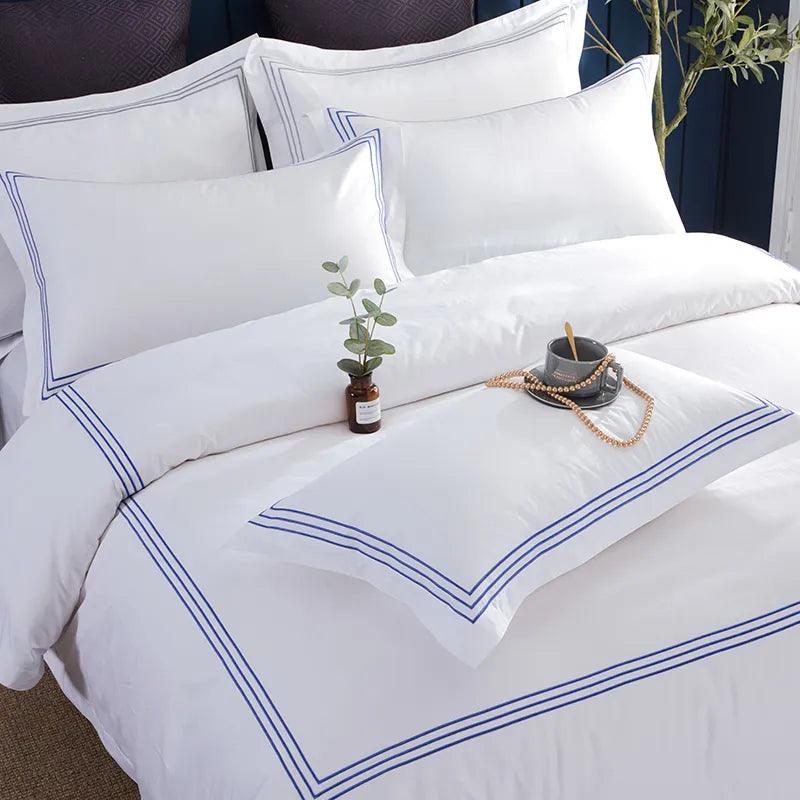 Jogo de Cama Aura de Alexandria™ - Conjunto de Cama em Algodão Egípcio, 4 Peças - ModernLar