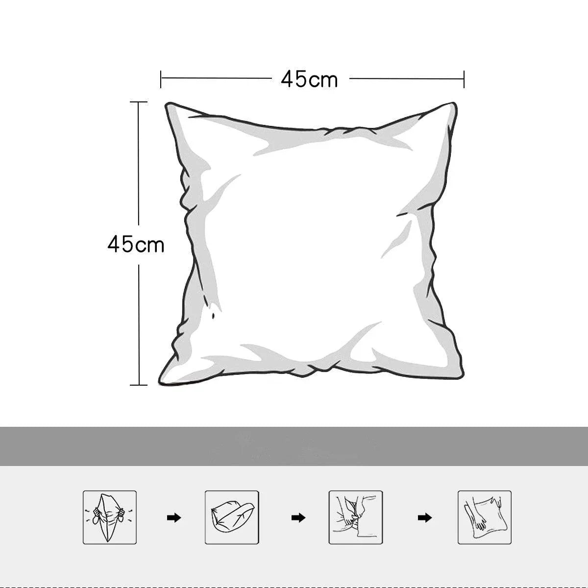 Kit duas Fronhas - Capa de Sofá Europeia - ModernLar