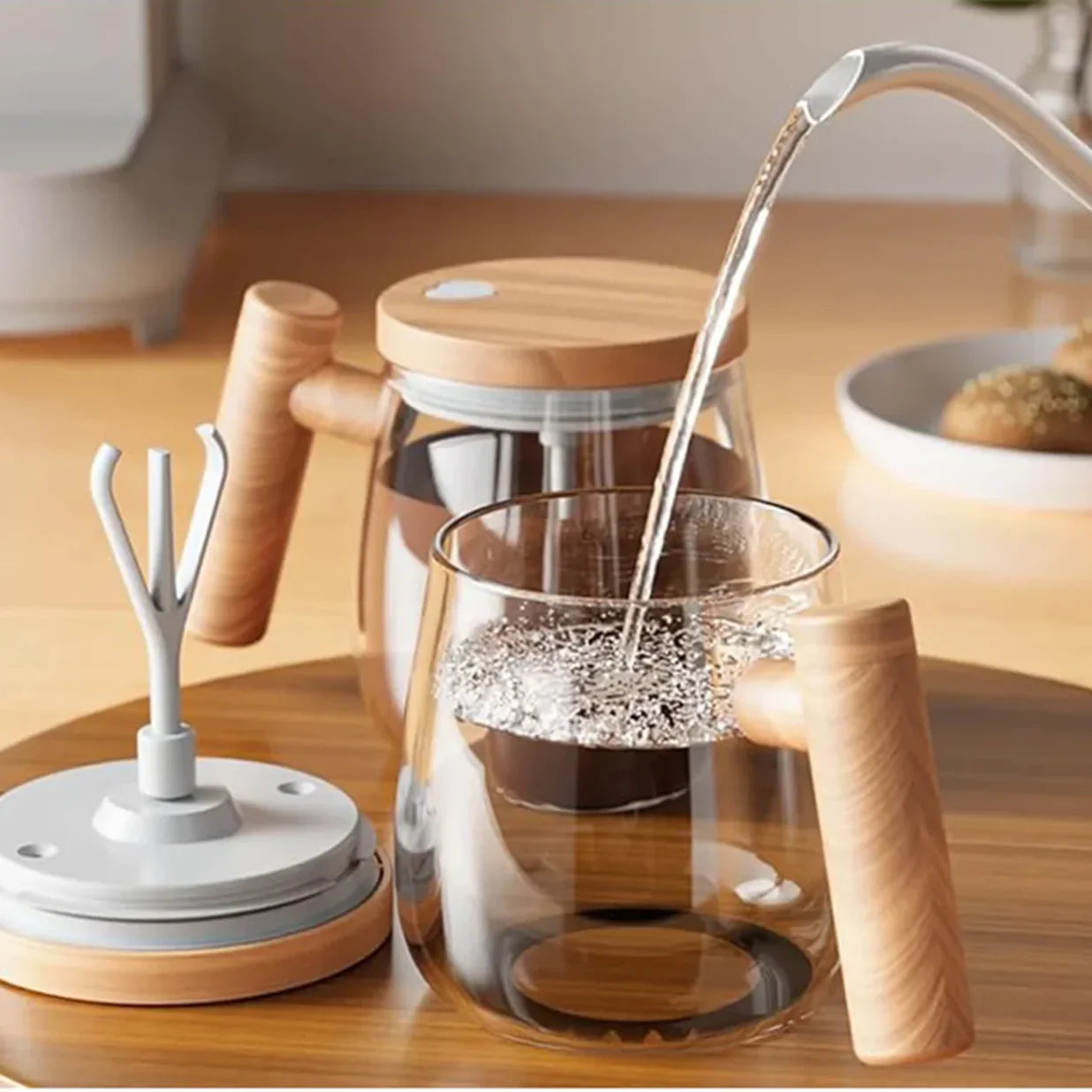 Caneca Mixer de Auto Agitação Modern Lar™ / Praticidade e Sabor com um Toque!