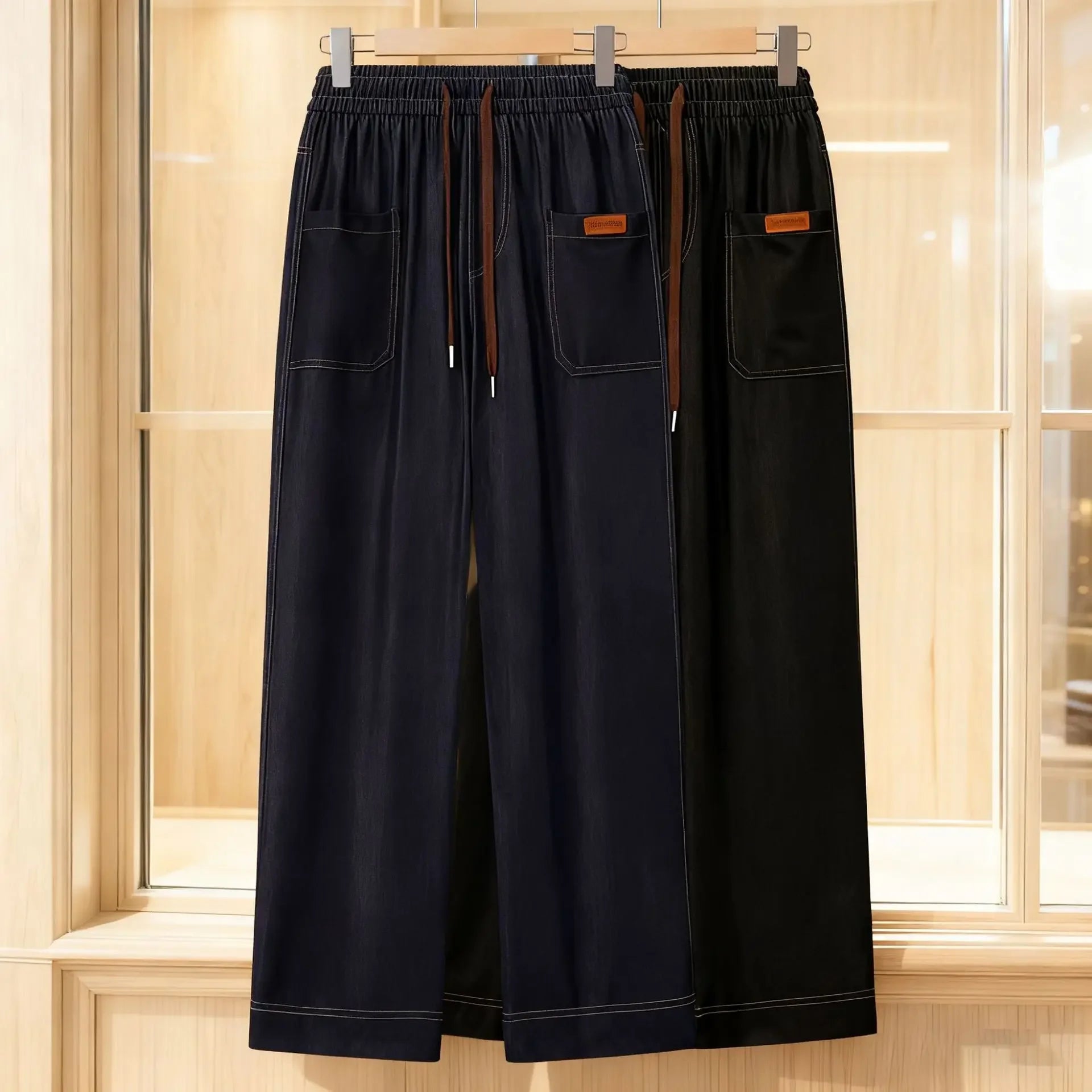 Calça Levínea™ em Jeans Leve de Caimento Solto / Conforto que Não Marca, Não Aperta e Acompanha Seus Movimentos