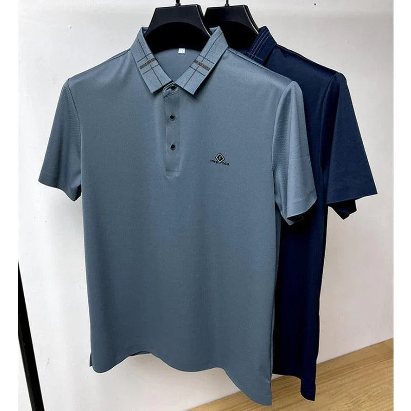 Polo Premium de Alto Padrão em Seda Gelo - Frank / Renomada no Mercado Internacional Agora Também Disponivel em Suas Mãos! - ModernLar