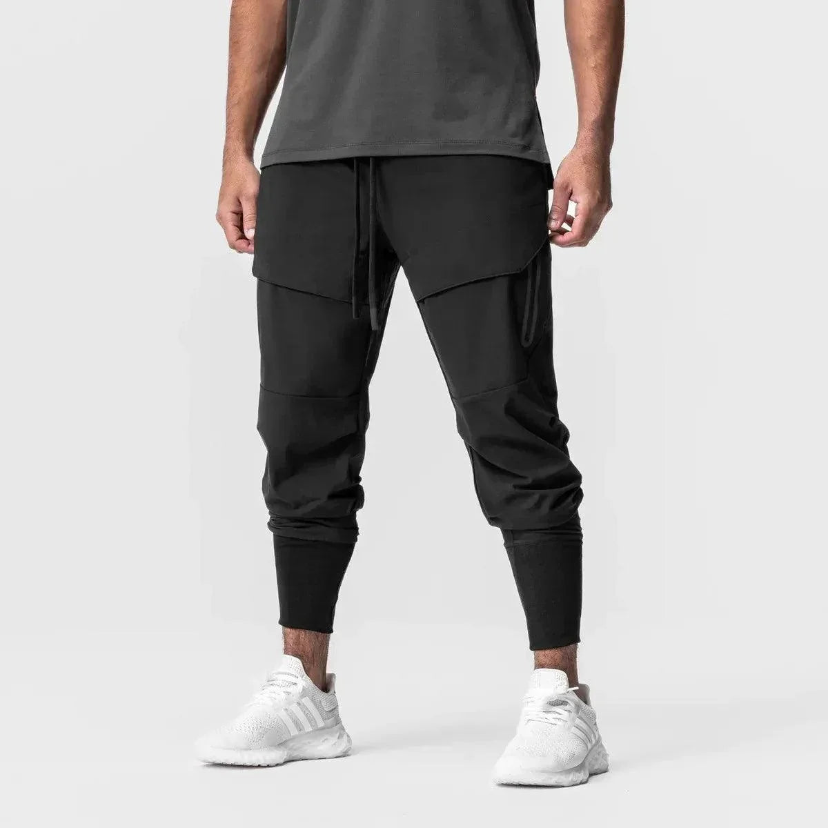 Calça Jogger Performance Titan™ com Suporte Inteligente para Toalha / Liberdade, Estilo e Funcionalidade em Uma Só Peça!