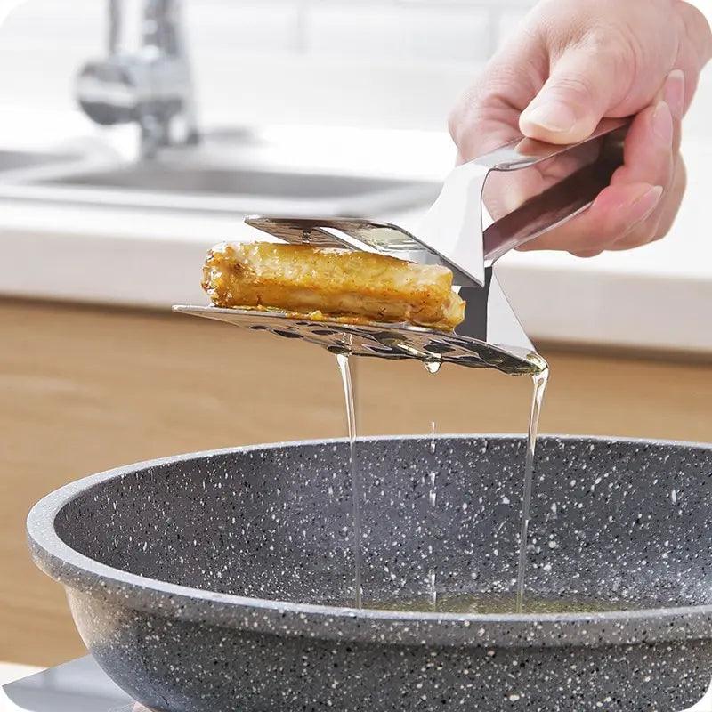 ( Compre 1 e Leve 2) Espátula Multiuso UniChef™ em Aço Inoxidável / A Versatilidade que Eleva Cada Receita! - ModernLar