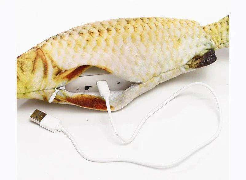 Brinquedo Peixe Interativo Modern Lar™ / Estímulo e Diversão Garantida para o seu Amigo Pet!