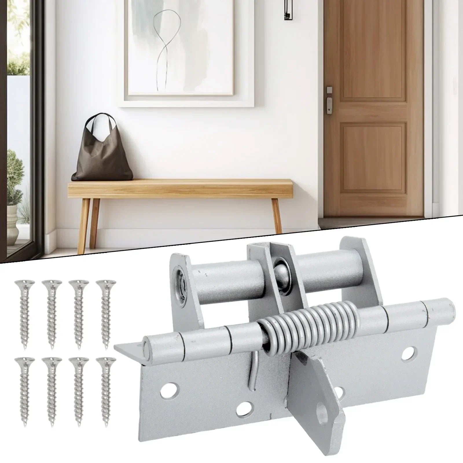 Dobradiça Automática Premium Modern Lar™ / Robustez e Tecnologia para o Fechamento Perfeito!