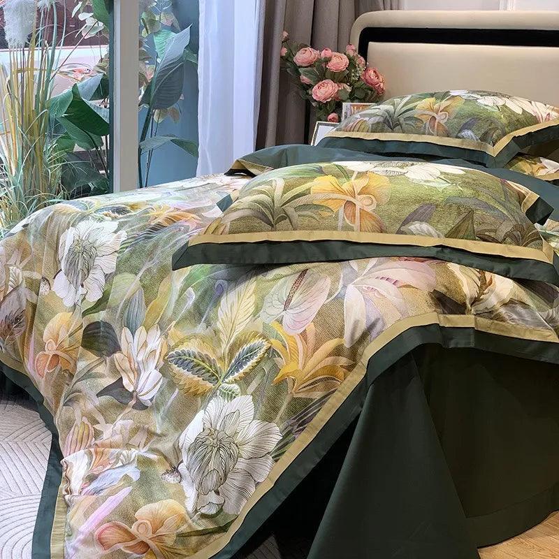 Jogo de Cama Gaia em Algodão Egípcio - Conforto Supremo e Elegância em Tons Terrosos! - ModernLar