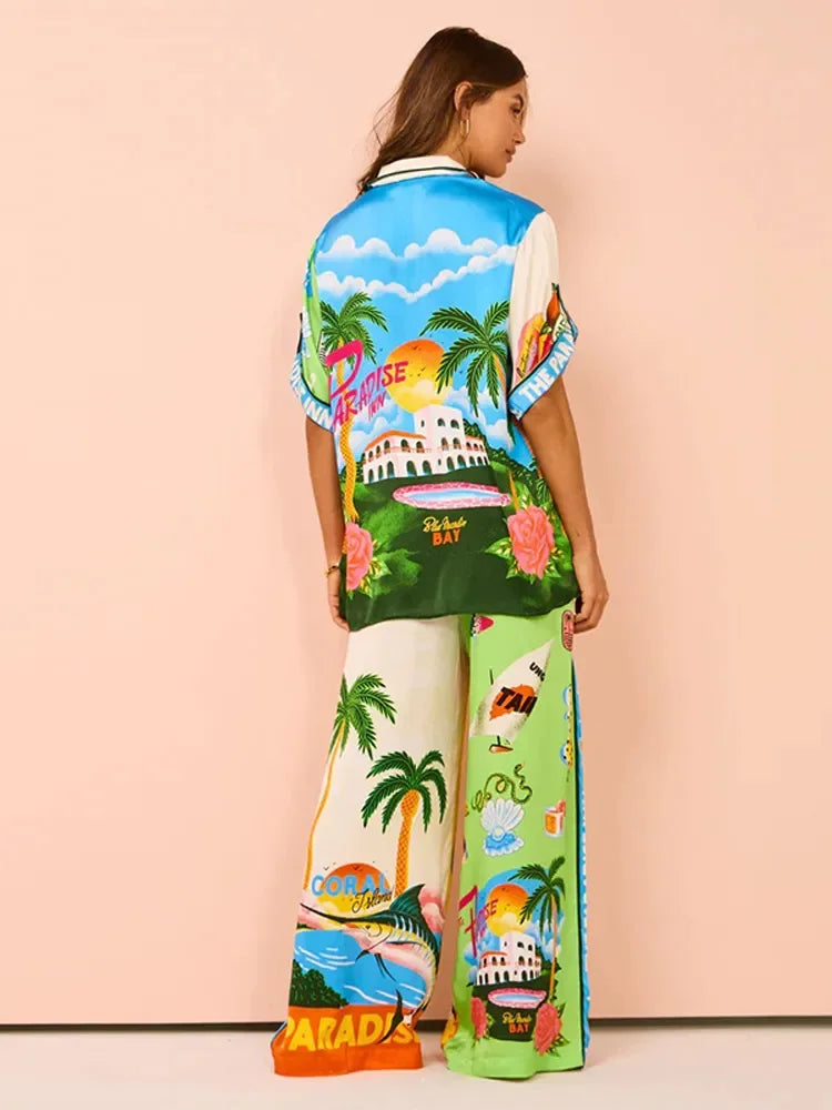 Conjunto Paraíso Tropical™ / Estilo e Leveza para Seus Dias de Verão!