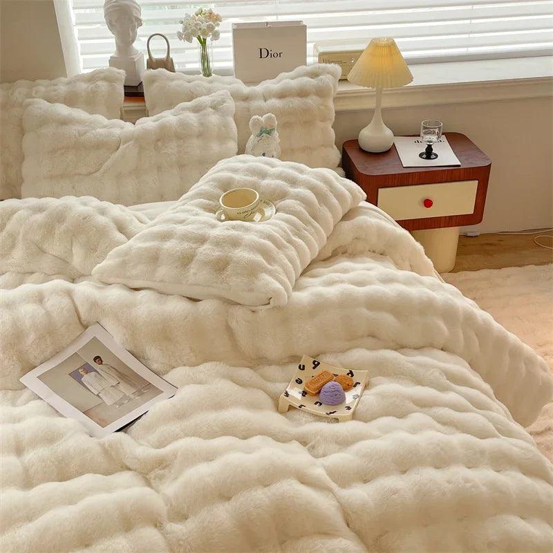 Jogo de Cama 4 Peças Sonho de Morfeu™ / Conforto Máximo e Aconchego Peluciado para Suas Noites de Sono! - ModernLar