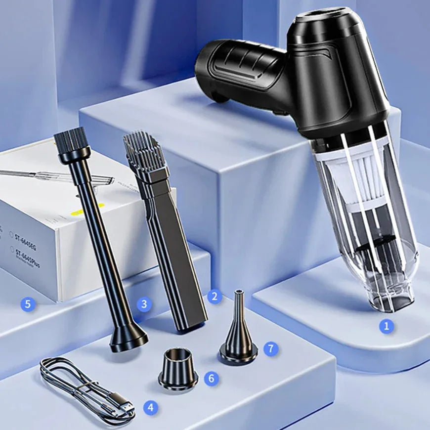 Aspirador Automotivo Modern Lar™ / Diga Adeus à Sujeira Difícil e Mantenha Seu Carro Impecável!