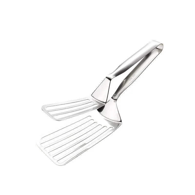 Espátula em Aço Inox Para Manuseio de Alimentos / Transforme sua Cozinha com a Espátula em Aço Inox -Praticidade e Elegância em Um Só Produto! - ModernLar