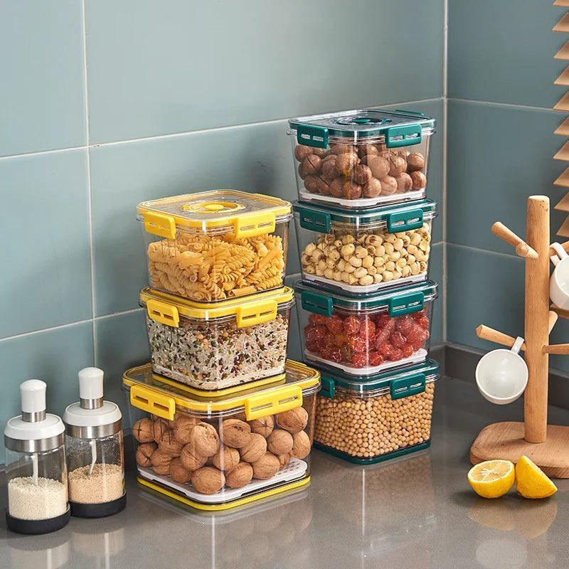 Organizadores de Geladeira FreshStack™ Recipientes modernos que mantém a qualidade de seu alimento! - ModernLar