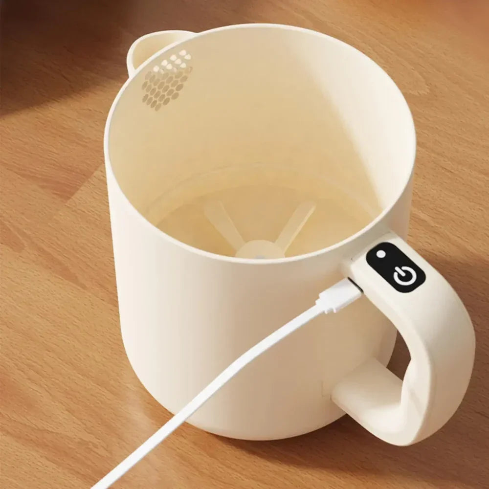 Caneca MagicMix™ com Agitação Magnética Recarregável / Praticidade Instantânea para Suas Misturas Favoritas!
