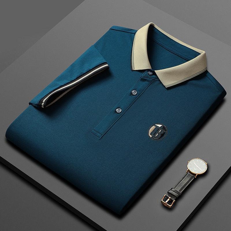 Camiseta Polo Baylor™ de Alto Padrão / Feita para Homens que Prezam Pelo Conforto e Estilo! - ModernLar