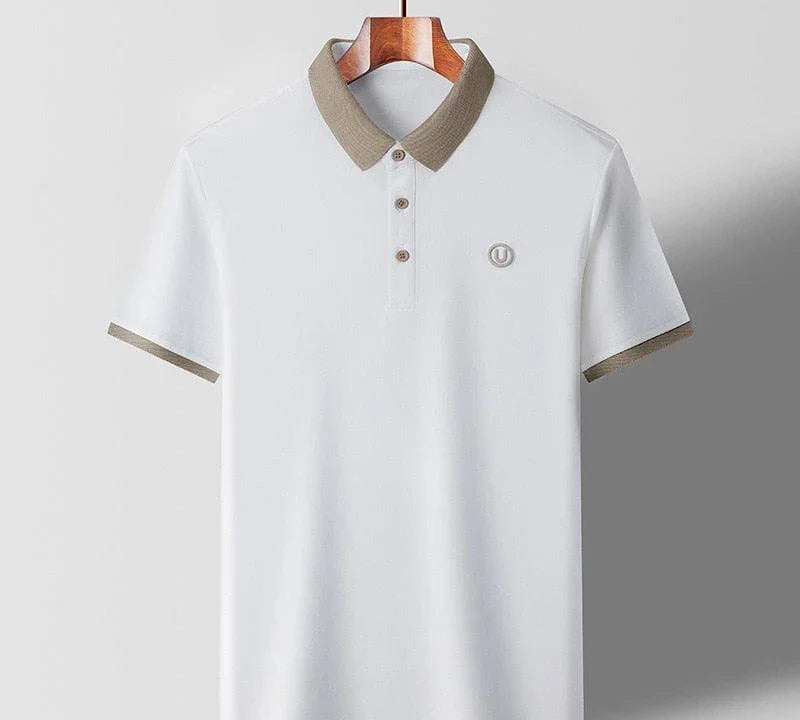 Camiseta Polo em Seda Gelo - Huracán / Descubra a Exclusiva Camiseta Polo em Seda Gelo que une Elegância e Conforto em Uma Só Peça! - ModernLar