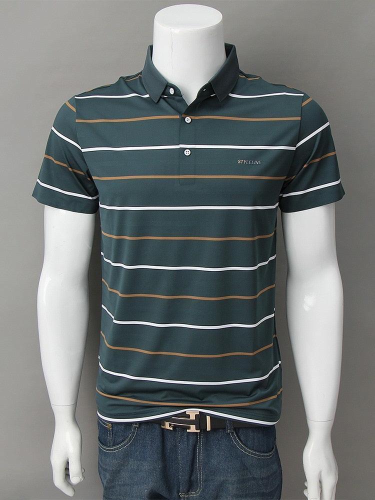 Camiseta Polo em Seda Gelo Respirável - StyleLine / Elegância e Frescor se Unem na Nossa nova Camiseta Polo!!! - ModernLar