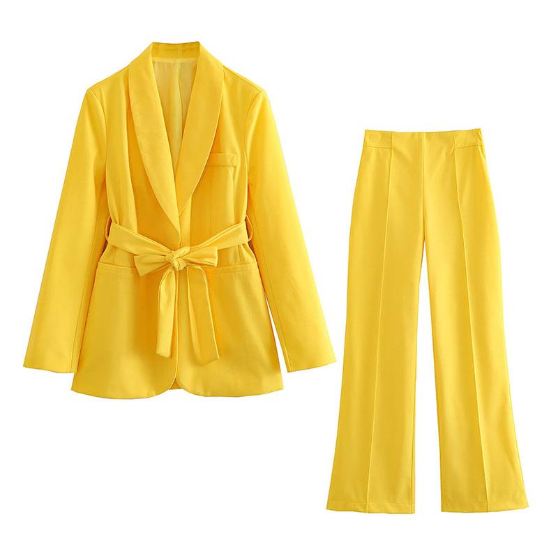 Conjunto Feminino Scandal de Casaco Estilo Blazer + Calça Alfaiataria / Um Escândalo de Estilo e Conforto! - ModernLar