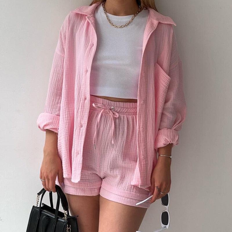 Conjunto Casual Feminino 2 peças - Jennifer / Perfeito para o Verão é dias Quentes! Garantindo Estilo e Frescor! - ModernLar