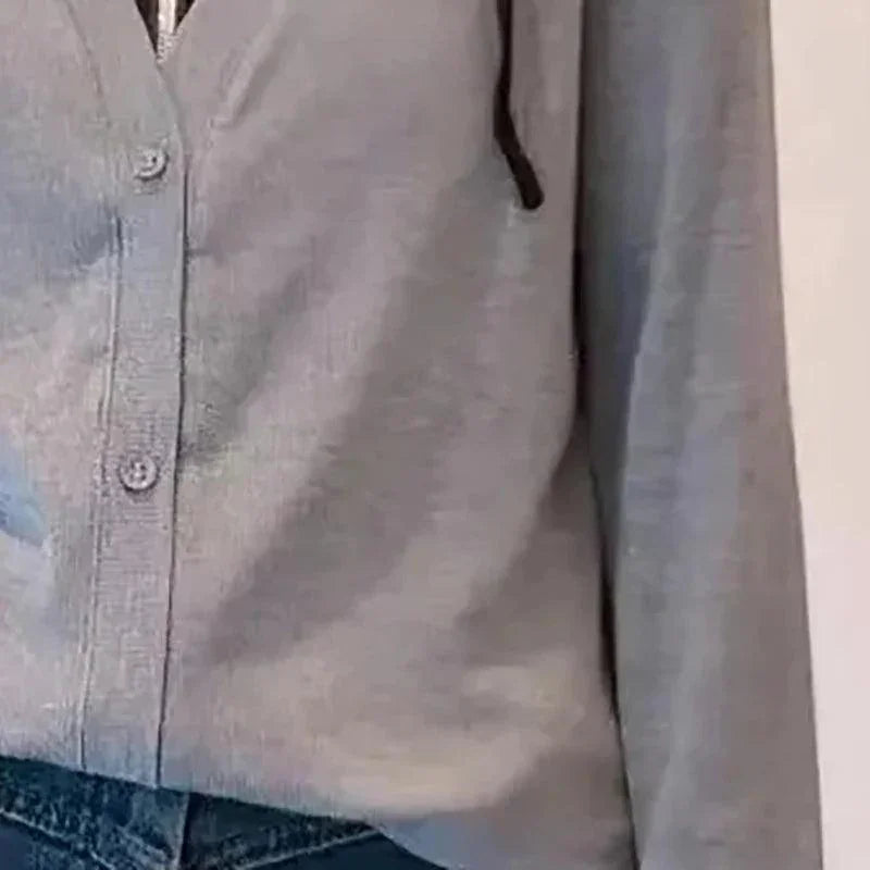 Jaqueta Cardigan Fátima™ Elegância Casual / Estilo e Aconchego em Uma Peça Única! - ModernLar