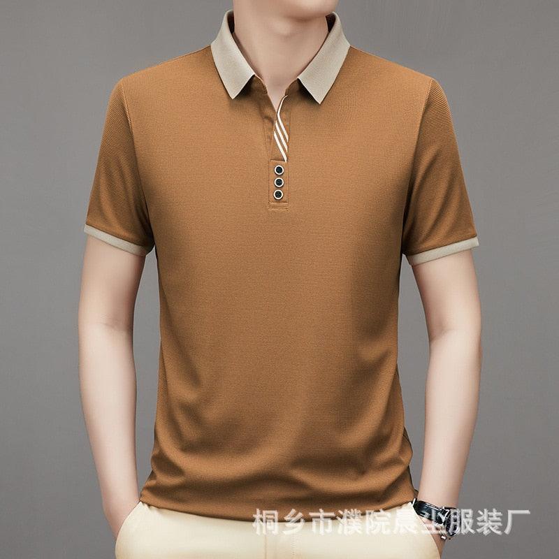 Camiseta Polo Premium em Seda gelo - Brayden / Sinta a Maciez da Seda Gelo na sua Pele com a Nossa Nova Polo Brayden! - ModernLar