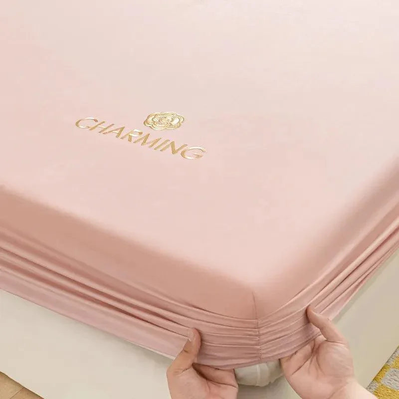 Jogo de Cama CharmeSoberano™ 600 Fios - Algodão Egípcio e Elegância Noturna! - ModernLar