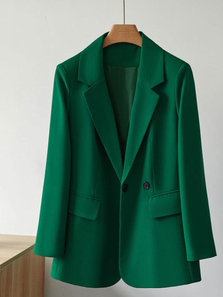 Novo Blazer Casual Chic Feminino - Elegância Minimalista Que Inspira! - ModernLar