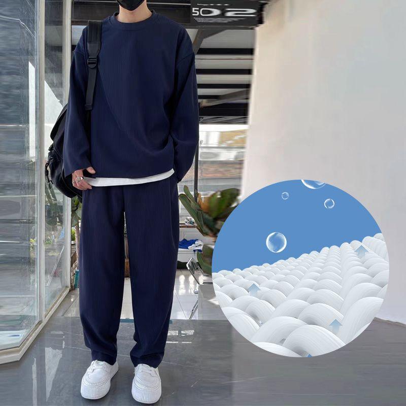 Conjunto Gentleman ™ Camiseta Manga Longa + Calça / Com Tecido Ultra Dry em Seda Gelo! - ModernLar