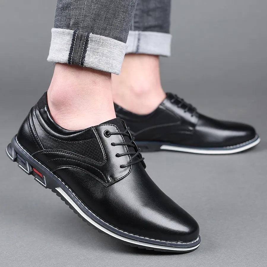 Sapato Masculino em Couro PU - Save Men / Estilo e Conforto Unidos em Um só Sapato! - ModernLar