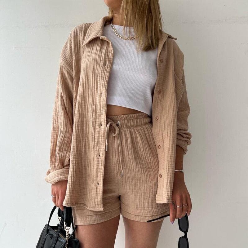 Conjunto Casual Feminino 2 peças - Jennifer / Perfeito para o Verão é dias Quentes! Garantindo Estilo e Frescor! - ModernLar