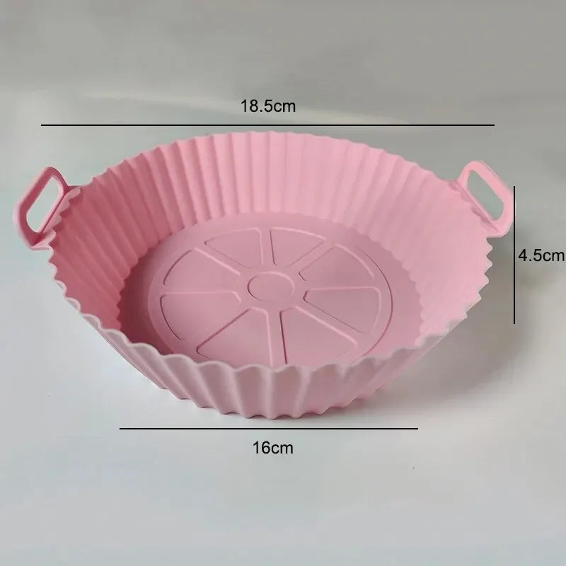 Forma de Silicone Antiaderente para Airfryer Modern Lar™ / Sustentabilidade, Praticidade e Cozinha Saudável em um Só Produto!