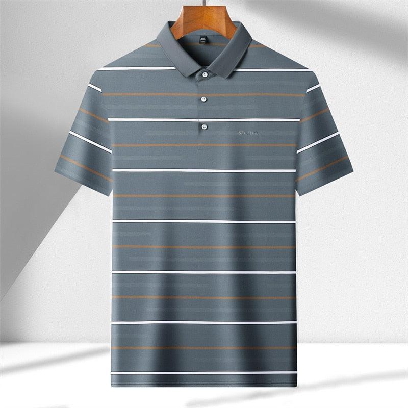 Camiseta Polo em Seda Gelo Respirável - StyleLine / Elegância e Frescor se Unem na Nossa nova Camiseta Polo!!! - ModernLar