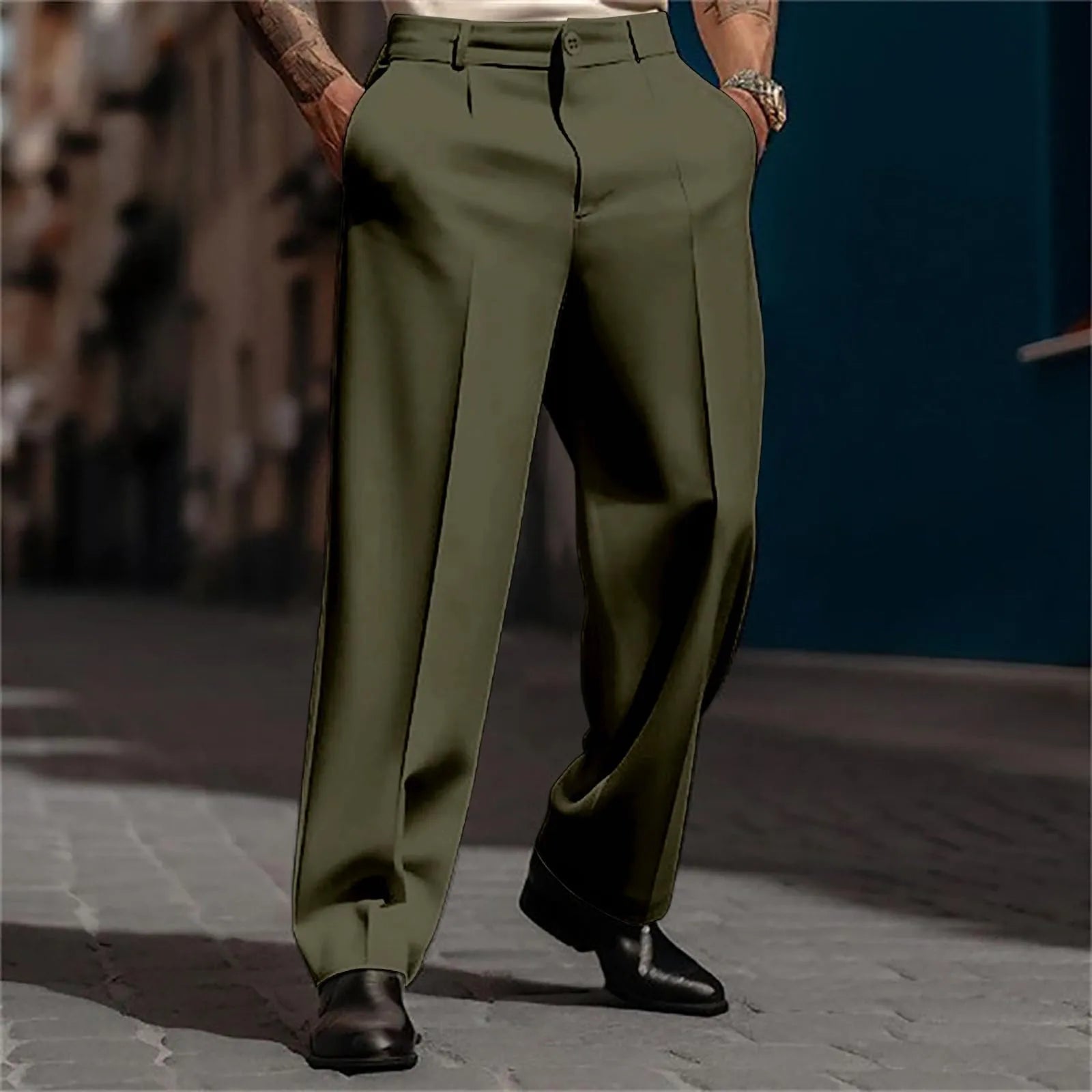 Calça Marcel™ em Alfaiataria Premium com Pregas Frontais / Elegância Discreta Para Produções Bem Alinhadas.
