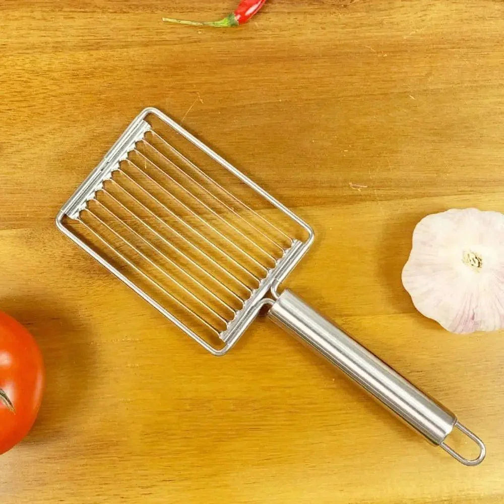 (Compre 1 e Leve 2) Fatiador de Legumes Modern Lar™ em Aço Inoxidável / Corte Perfeito e Precisão em Cada Fatiada!