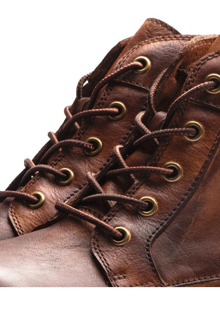 Bota Masculina em Couro Artesanal- ClassicMen / O Estilo do Homem Clássio Unidos em uma única Bota!!! - ModernLar