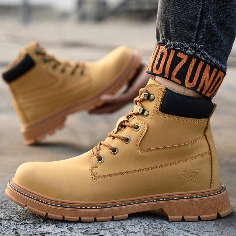 Coturno Masculino em Couro - Army Star / A Sua Melhor Opção em Conforto Sem Perder Seu Estilo Tático! - ModernLar