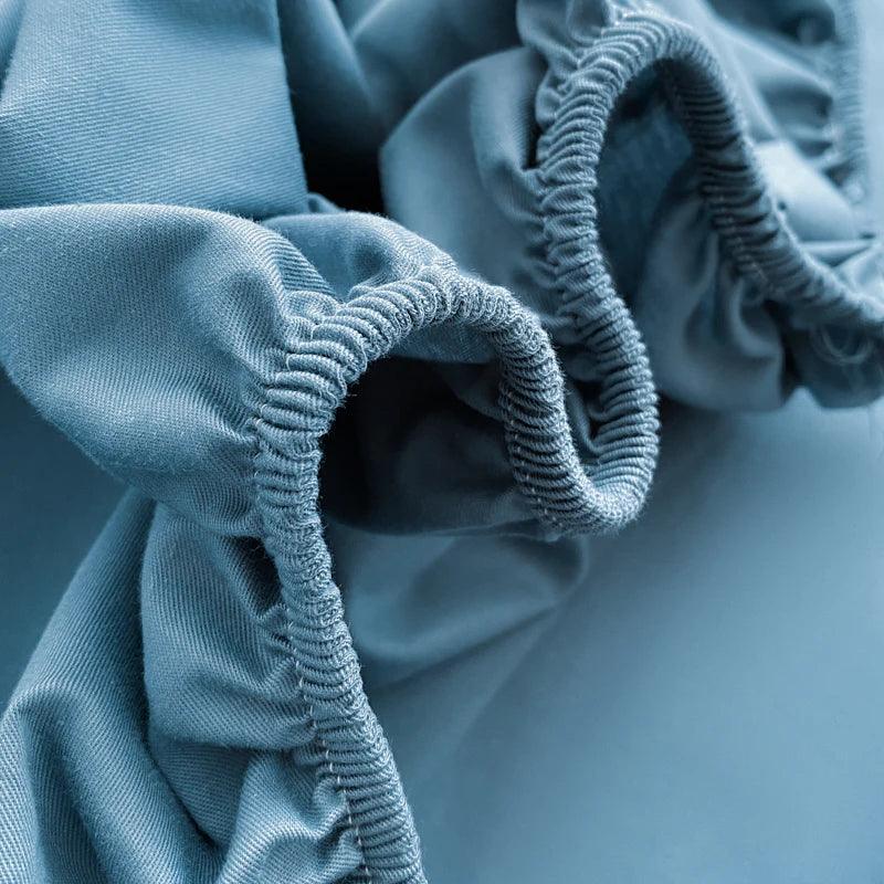 Jogo de Cama CharmeSoberano™ 600 Fios - Algodão Egípcio e Elegância Noturna! - ModernLar