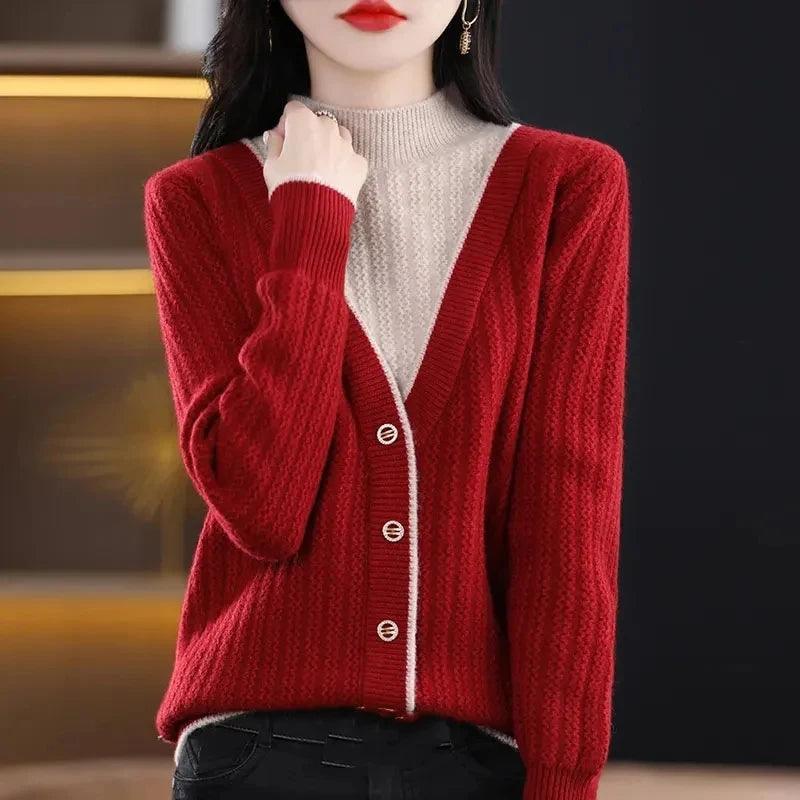 Suéter TricotChic™ Versátil 2 em 1 / O Charme de Duas Peças, a Simplicidade de Um! - ModernLar