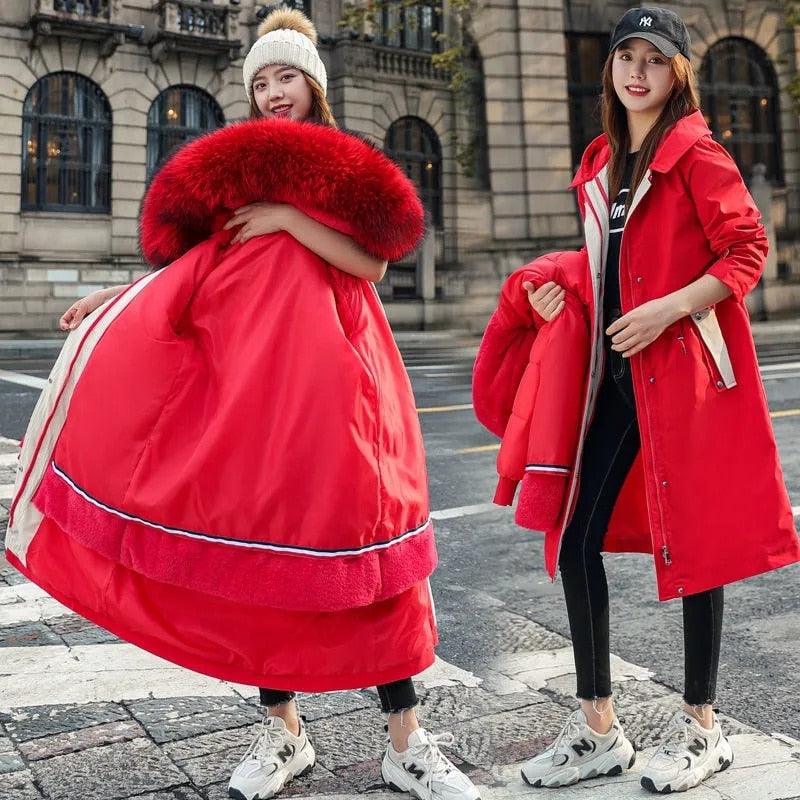 Parka Feminina com Capuz de Pelúcia - FurryFemme / A Forma Mais Estilosa de Se Proteger do frio! - ModernLar