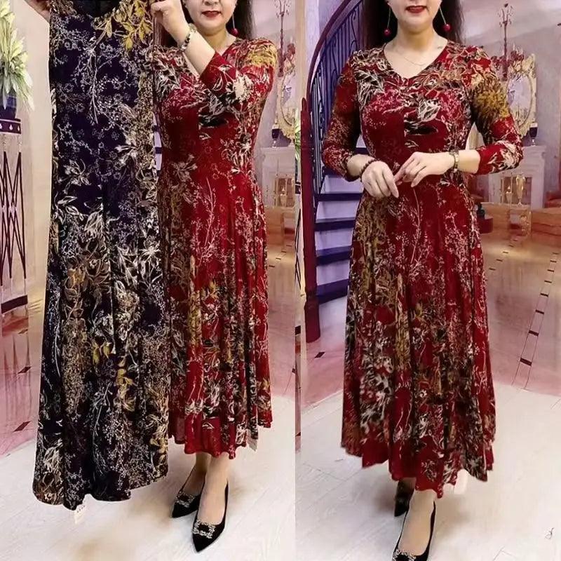 Vestido Floral Ammalia™ Elegância Natural com o Toque das Flores! - ModernLar