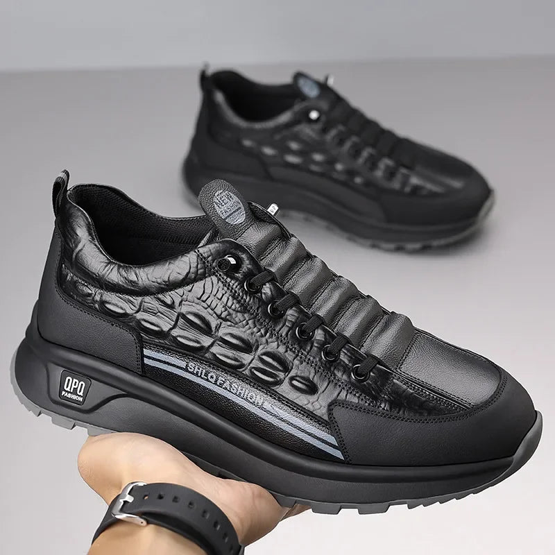 Tênis Urban Crocodille™ com Amortecimento Inteligente / Robustez Sofisticada para o Dia a Dia!