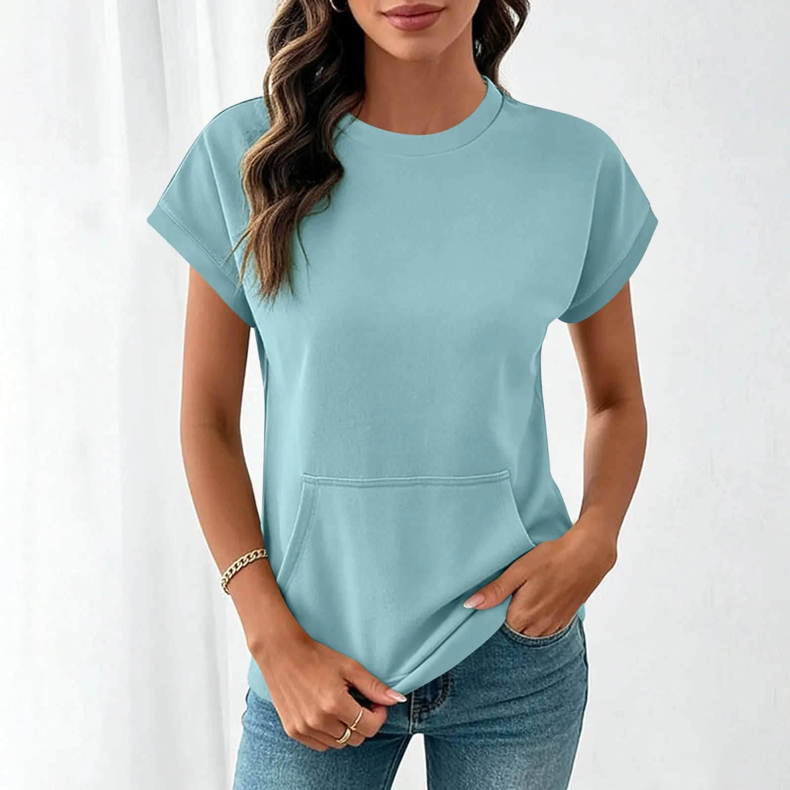 Camiseta Elara™ Com Caimento Leve e Visual Minimalista