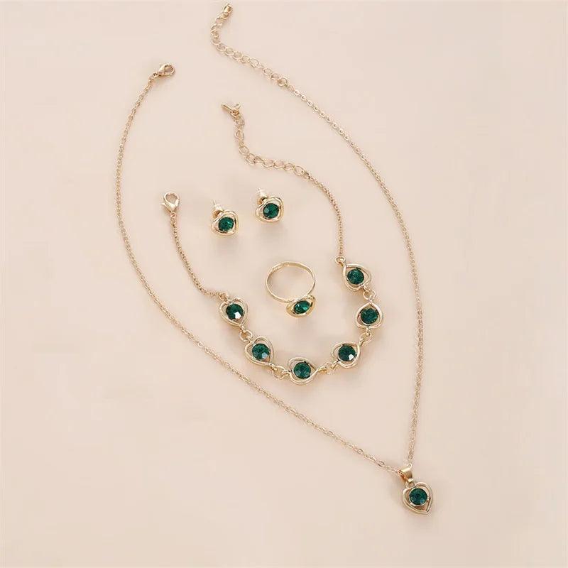 Conjunto Coração do Oceano/ A Escolha Ideal para Revelar sua Elegância e Sofisticação em Qualquer Evento! - ModernLar