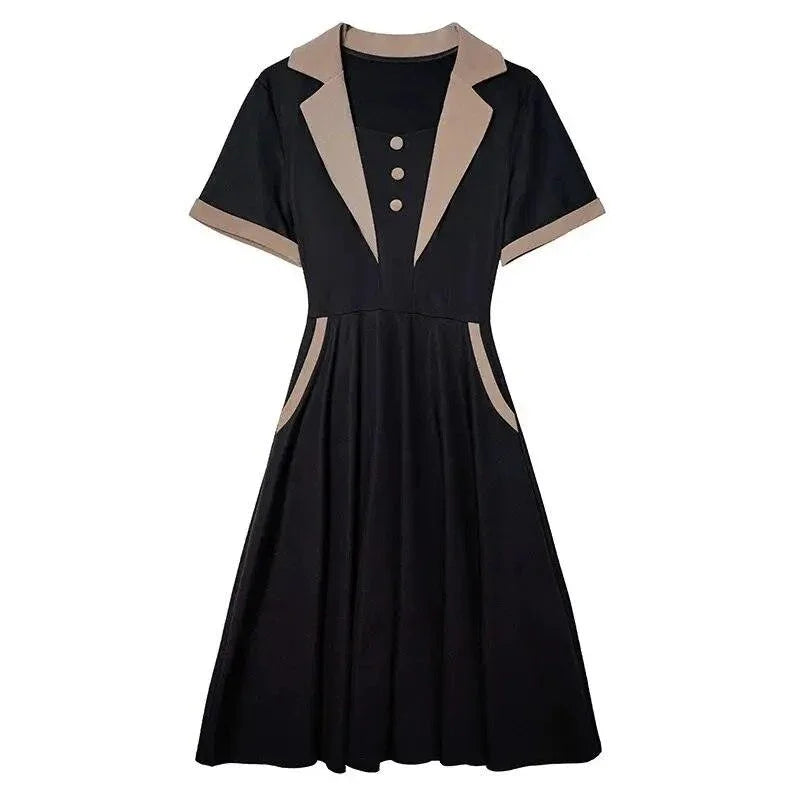 Vestido Polo Amélie™ / Onde a Sofisticação da Gola Polo se Entrelaça com a Delicadeza Feminina! - ModernLar