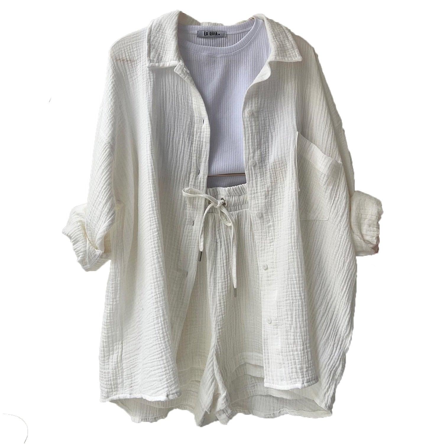Conjunto Casual Feminino 2 peças - Jennifer / Perfeito para o Verão é dias Quentes! Garantindo Estilo e Frescor! - ModernLar