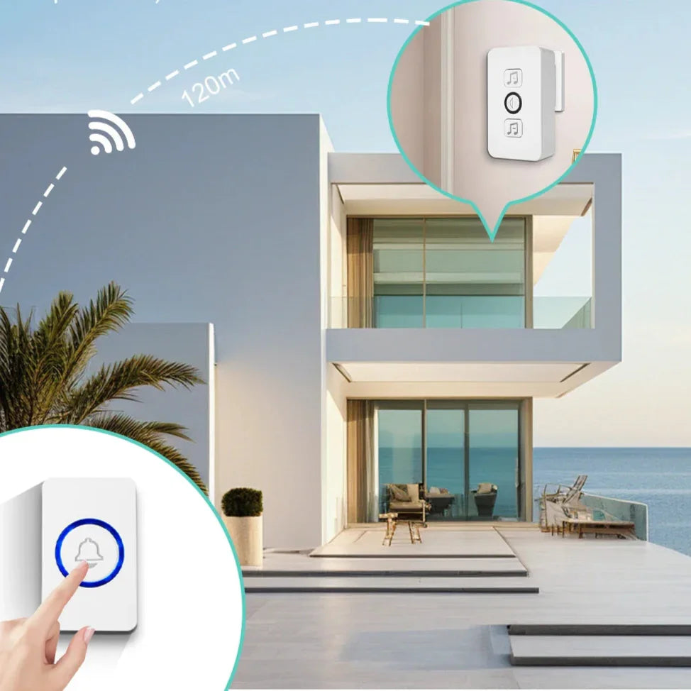 Campainha Sem Fio Inteligente Modern Lar™ Tecnologia e Conforto para o Seu Lar!