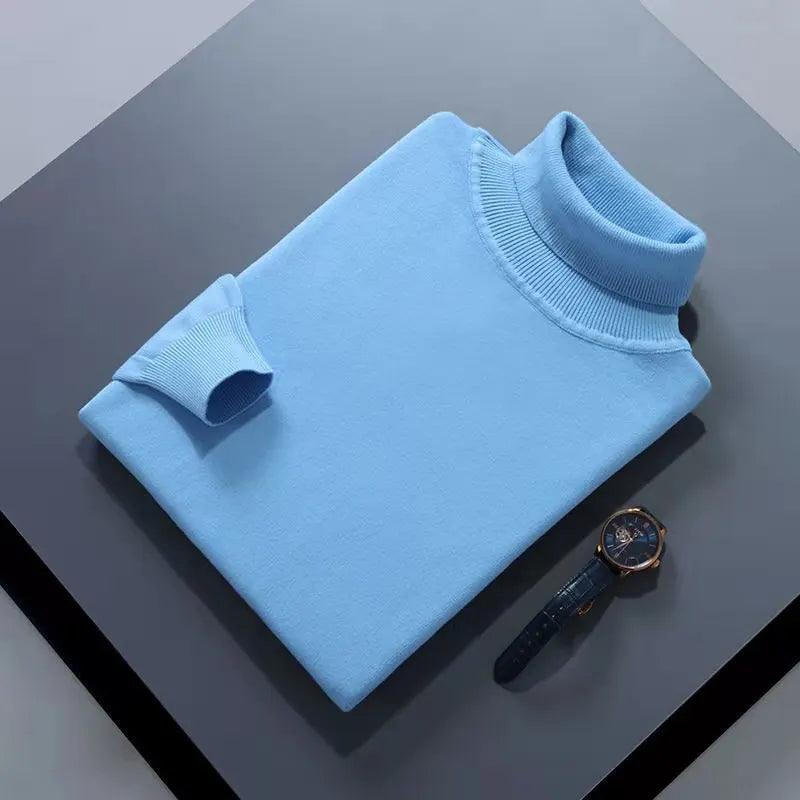 Suéter Premium Patagônia™ com Gola Alta / Elegância e Conforto com Toque de Cashmere! - ModernLar