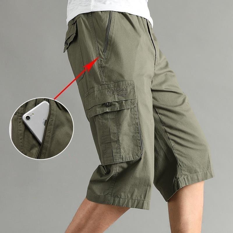 Bermuda Masculina Lion™ Estilo Cargo / Bolsos Seguros, Estilo Atemporal e Caimento na Medida Certa! - ModernLar
