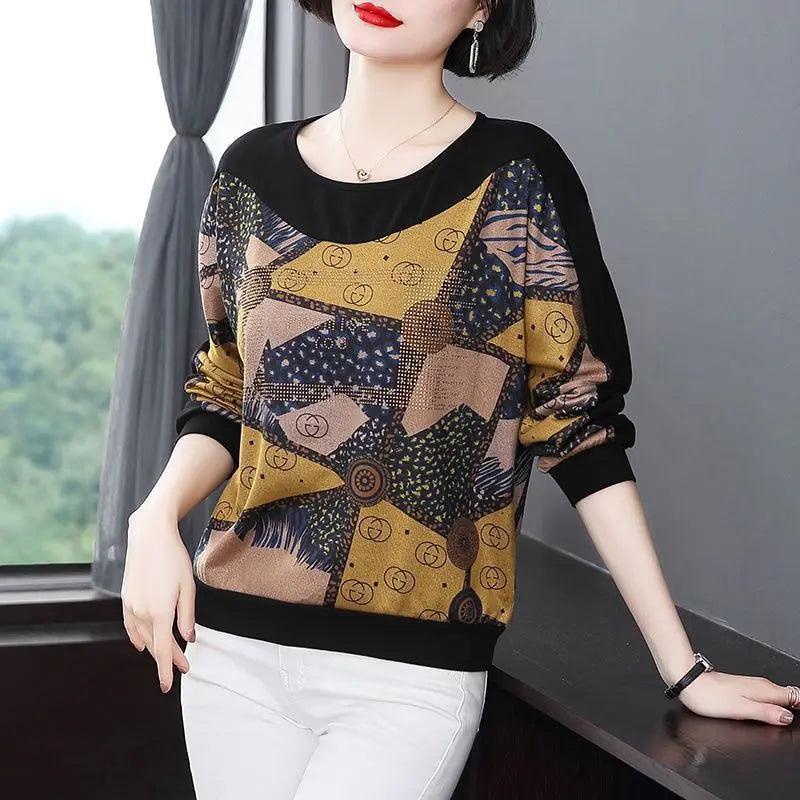 Blusa Luísa™ com Detalhes Abstratos / Sofisticação e Conforto para a Mulher Contemporânea!