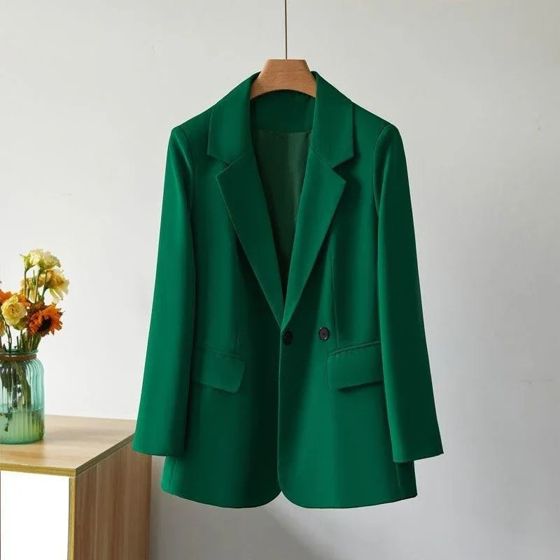 Novo Blazer Casual Chic Feminino - Elegância Minimalista Que Inspira! - ModernLar