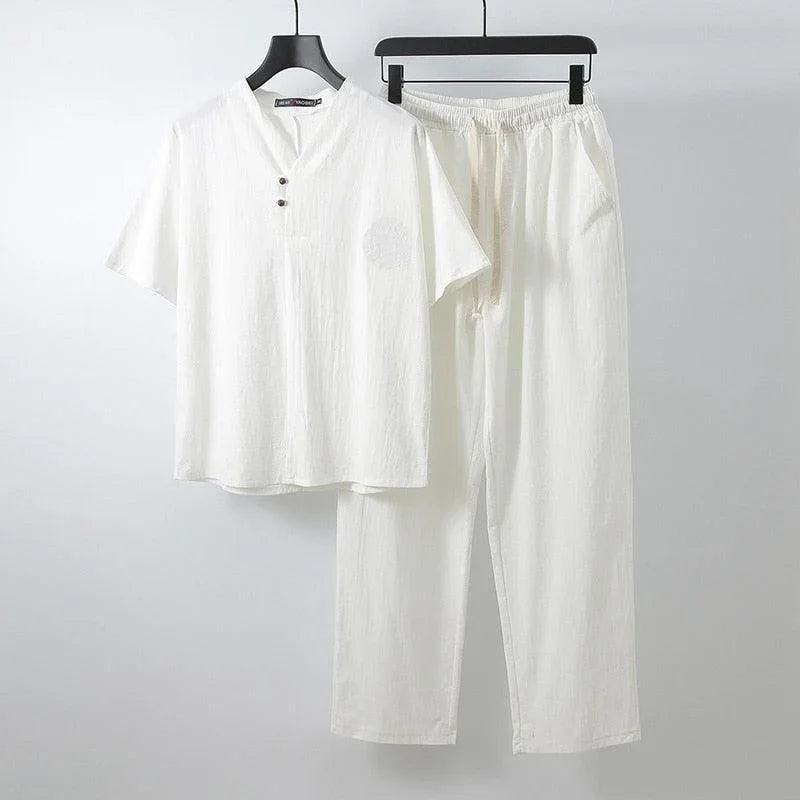 Conunto Plus Size de Algodão e Linho - Life Plus / Descubra a Perfeita Combinação de Conforto e Sofisticação! - ModernLar